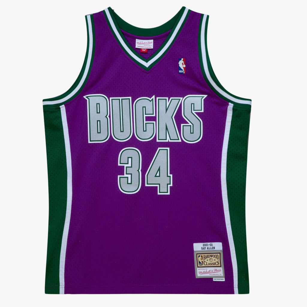 Milwaukee Bucks Swingman Jersey Ray Allen 2001-02