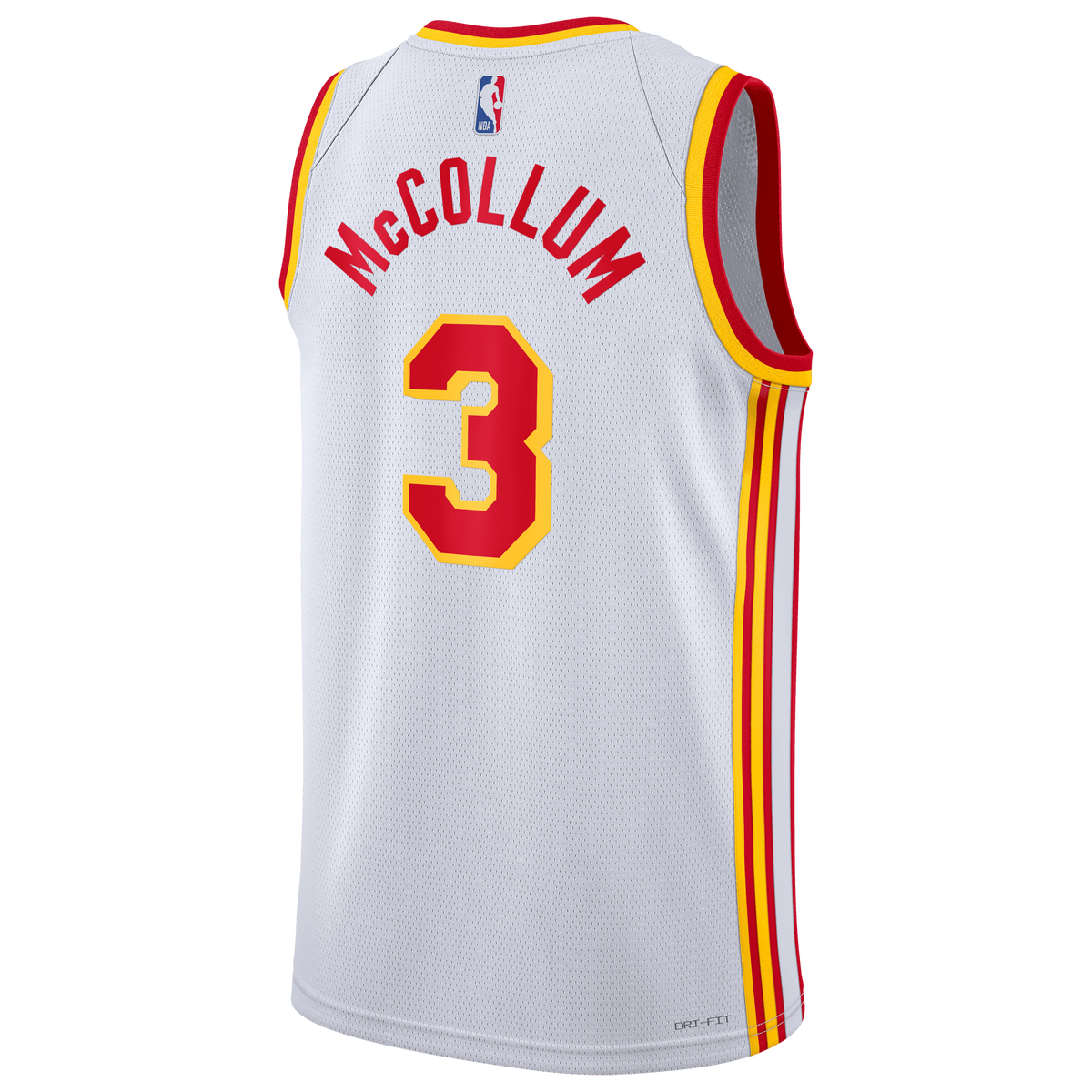 Atlanta Hawks Association Edition Swingman Jersey - White - CJ McCollum - Unisex