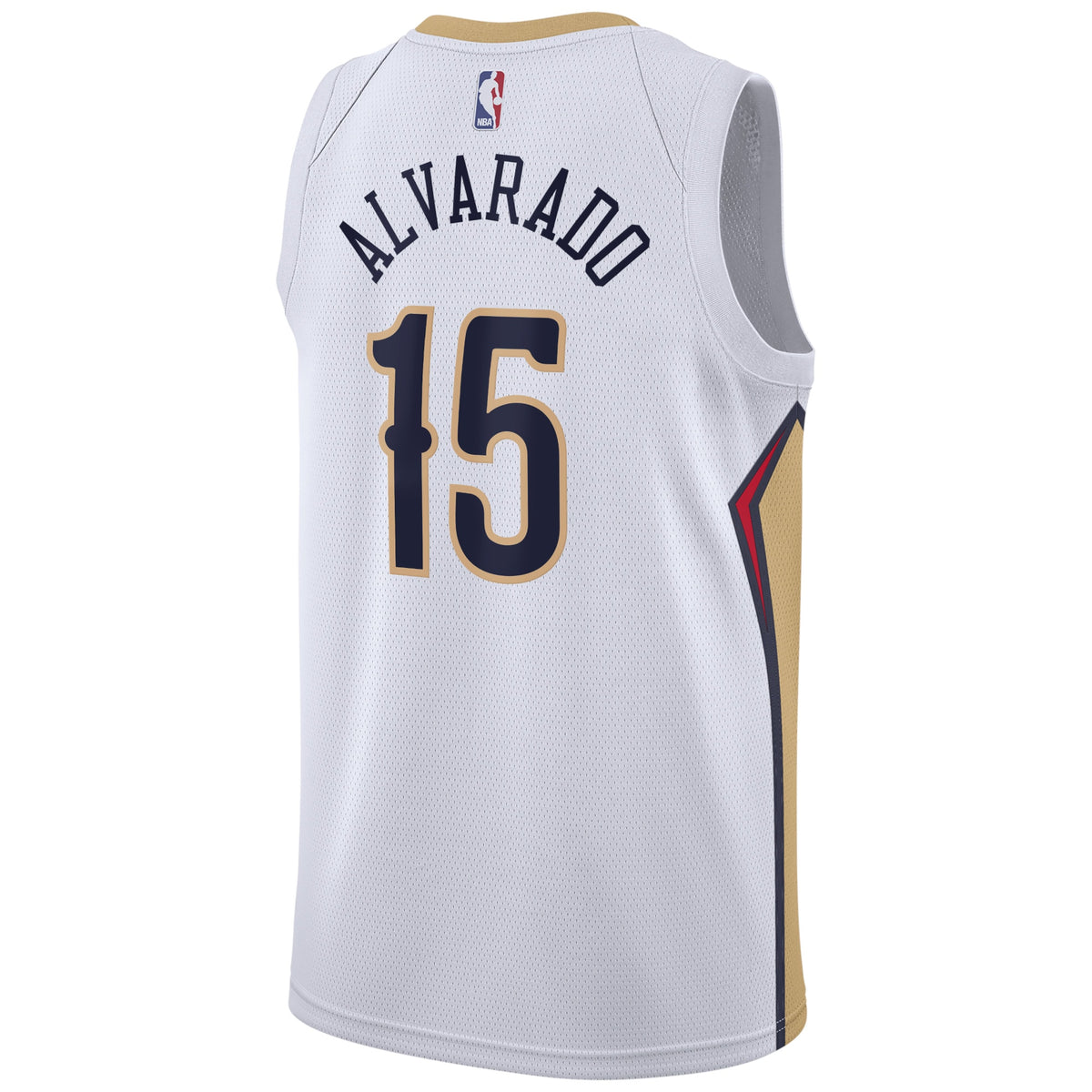 New Orleans Pelicans Association Edition Swingman Jersey - White - Jose Alvarado - Unisex