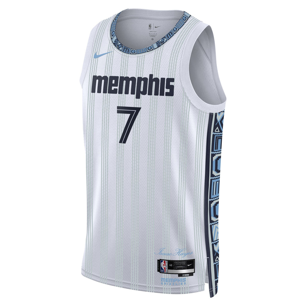 Memphis Grizzlies 2025/26 City Edition Swingman Jersey - Gray - Santi Aldama - Unisex