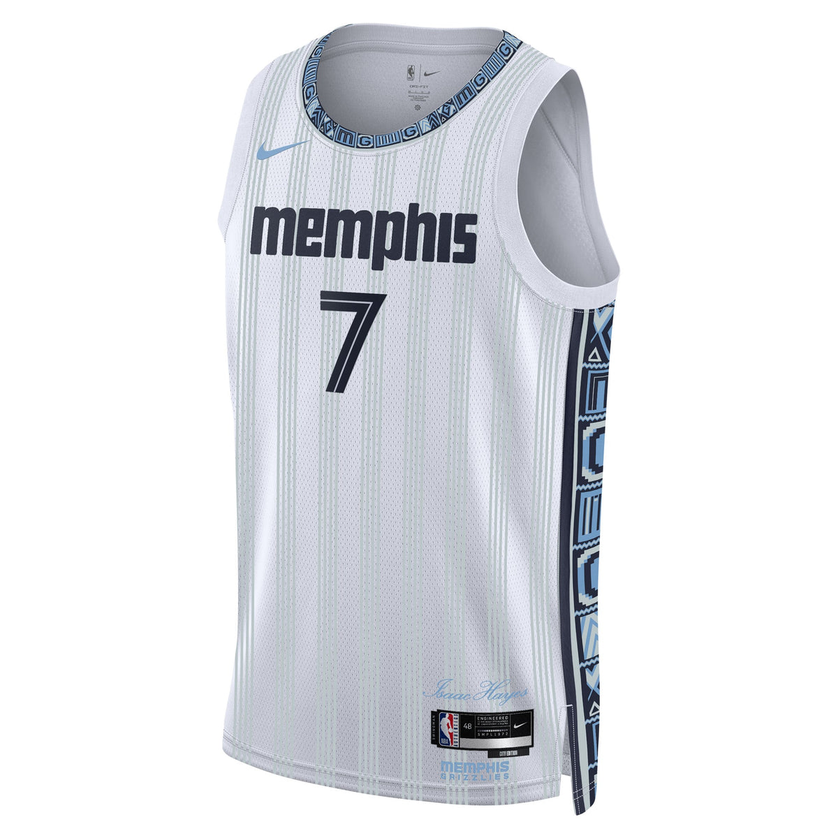 Memphis Grizzlies 2025/26 City Edition Swingman Jersey - Gray - Santi Aldama - Unisex