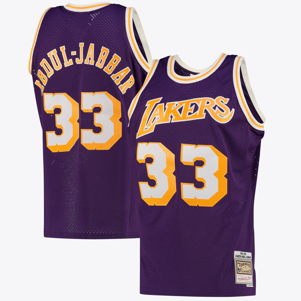 Los Angeles Lakers Kareem Abdul-Jabbar Alternate Swingman Jersey - Purple - Mens