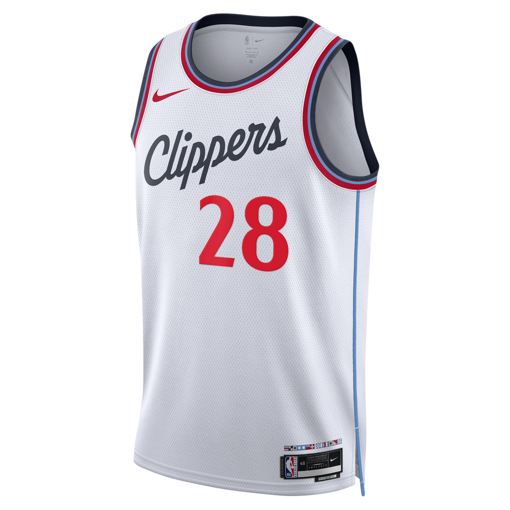 Los Angeles Clippers Replica Association Edition Swingman Jersey - White - Rui Hachimura - Unisex