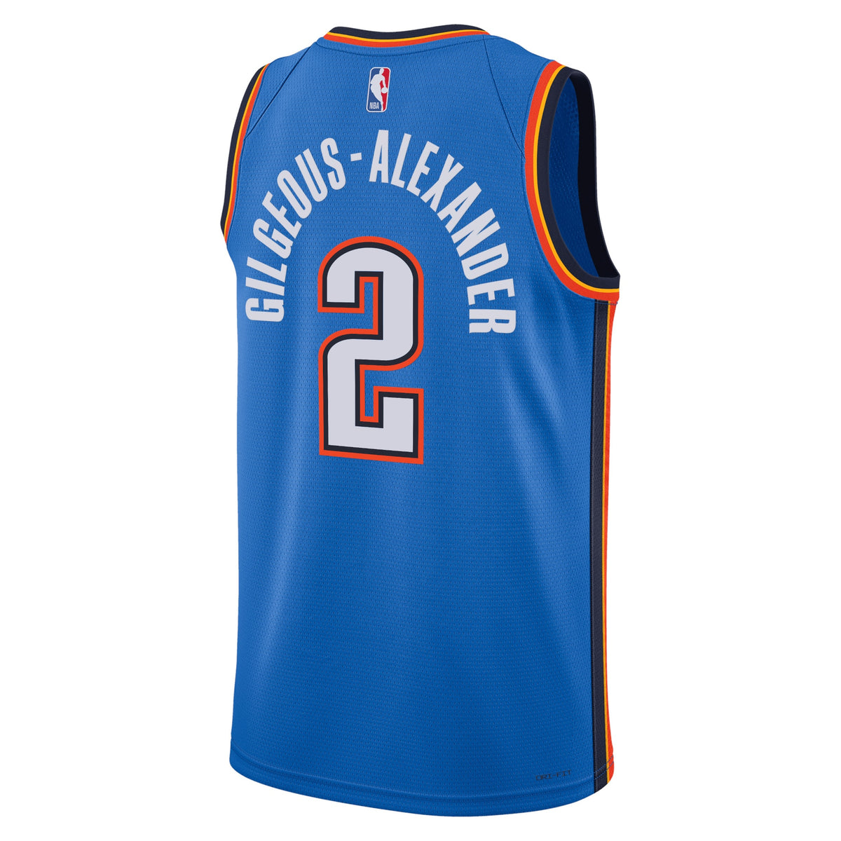 Oklahoma City Thunder Icon Edition Swingman Jersey - Blue - Shai Gilgeous-Alexander - Unisex