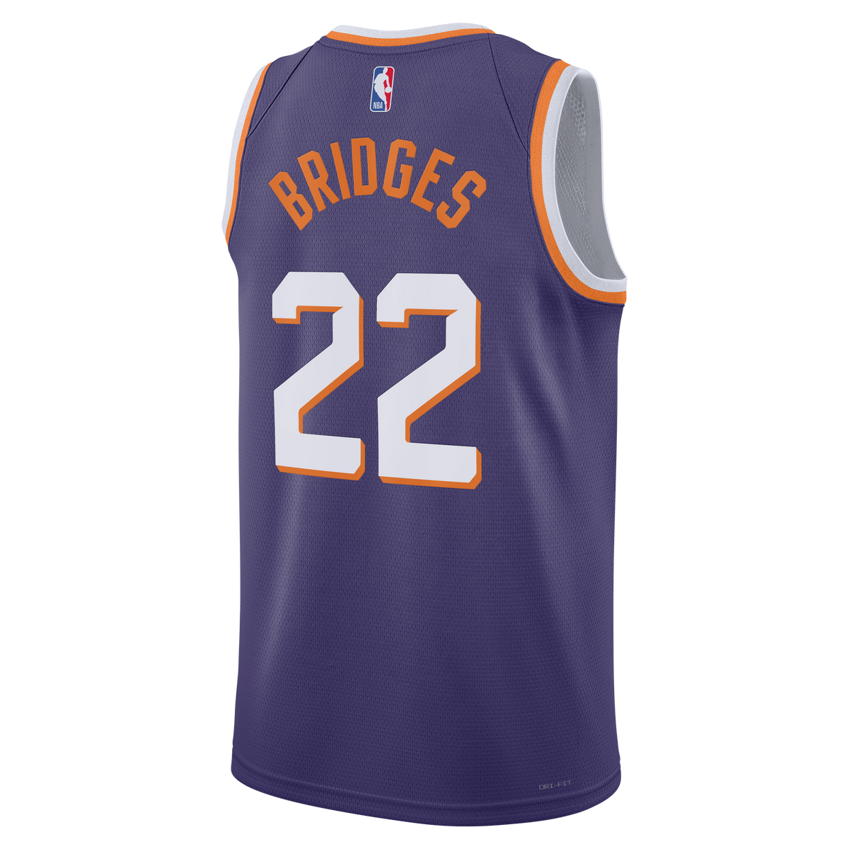 Phoenix Suns Icon Edition Swingman Jersey - Purple - Miles Bridges - Unisex