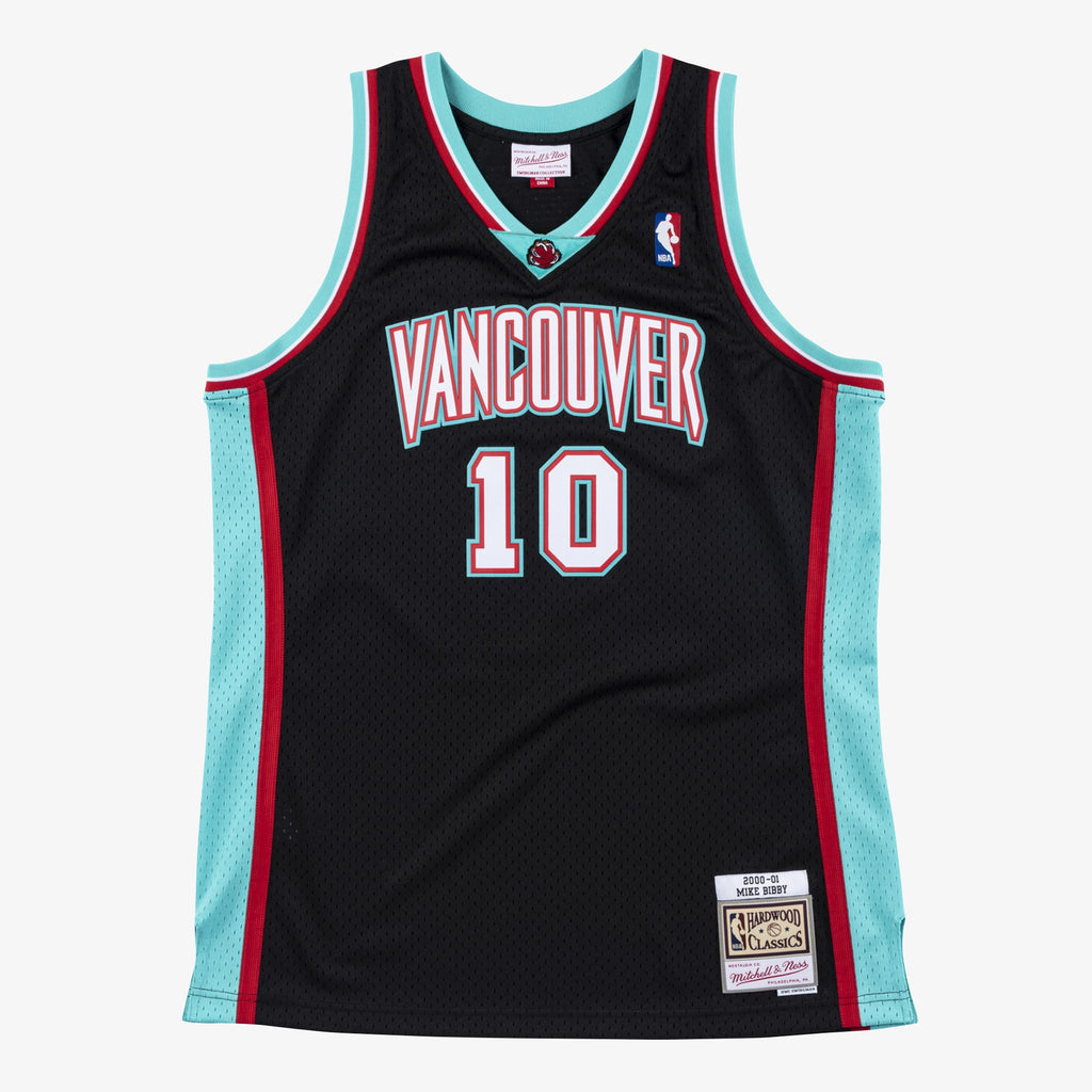 Vancouver Grizzlies Mike Bibby 2000 Swingman Authentic Jersey - Black