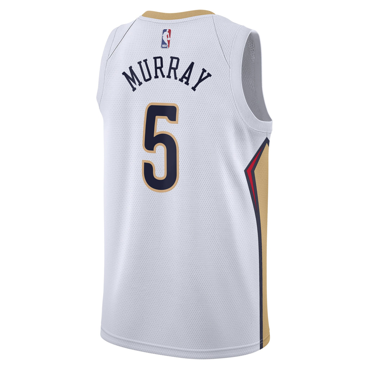 New Orleans Pelicans Association Edition Swingman Jersey - White - Dejounte Murray - Unisex
