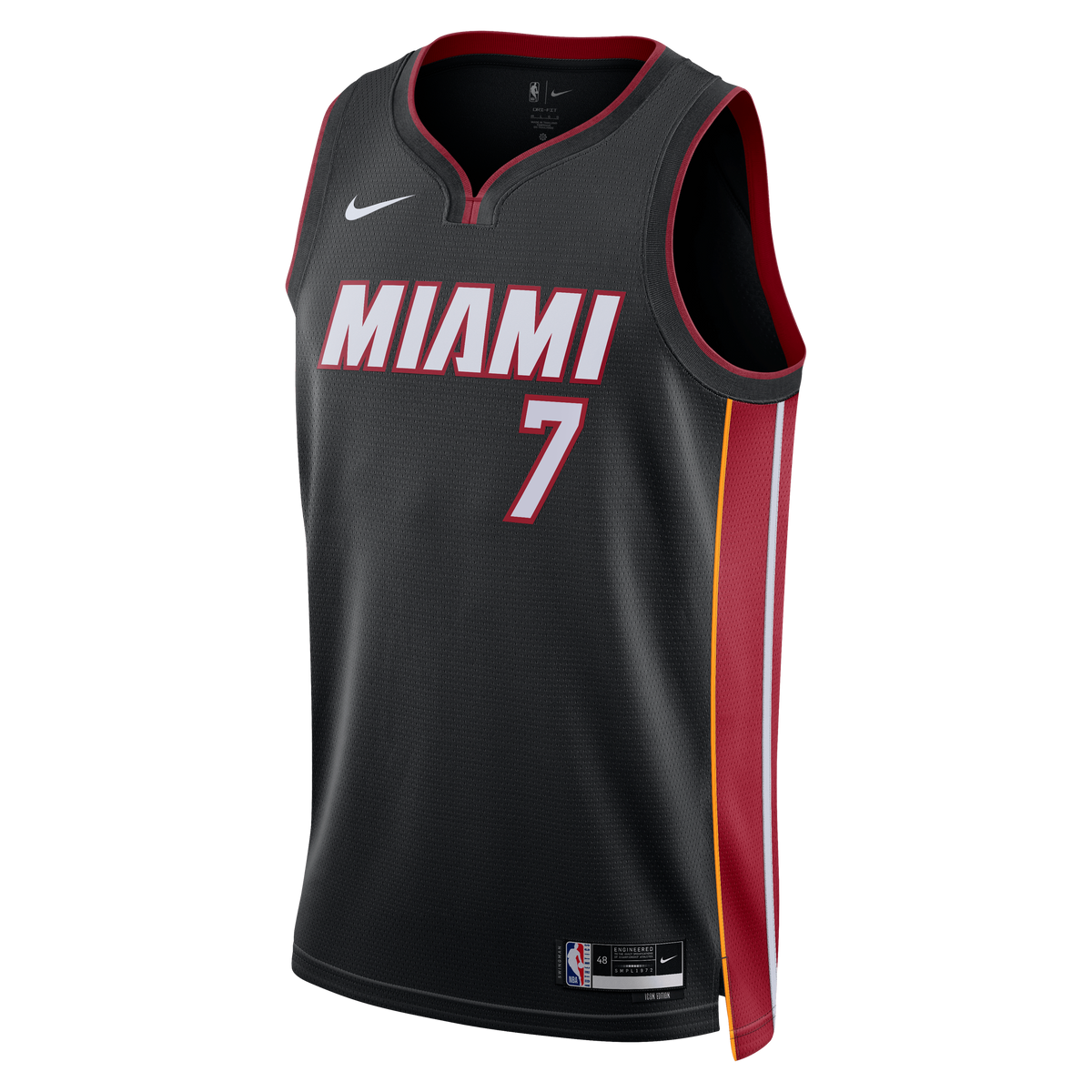 Miami Heat Icon Edition Swingman Jersey - Black - Giannis Antetokounmpo - Unisex