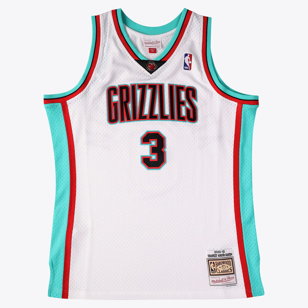 Vancouver Grizzlies Shareef Abdur-Rahim 2000 Swingman Authentic Jersey - White