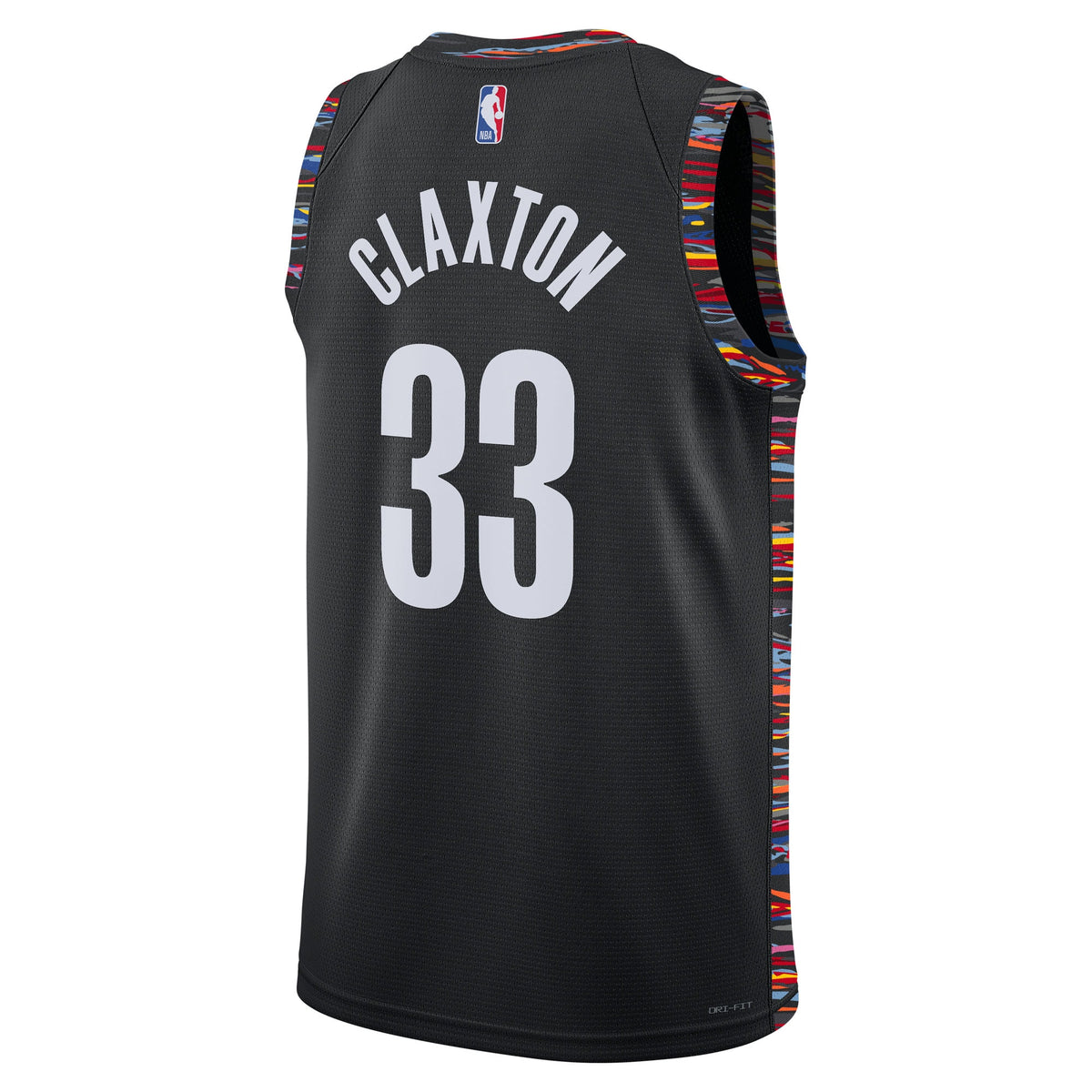 Brooklyn Nets 2025/26 City Edition Swingman Jersey - Black - Nic Claxton - Unisex