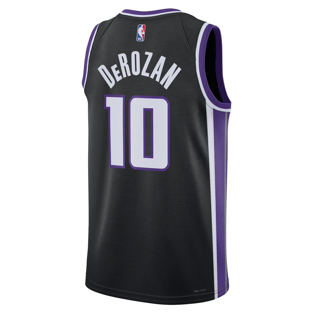 Sacramento Kings Icon Edition Swingman Jersey - Black - DeMar DeRozan - Unisex