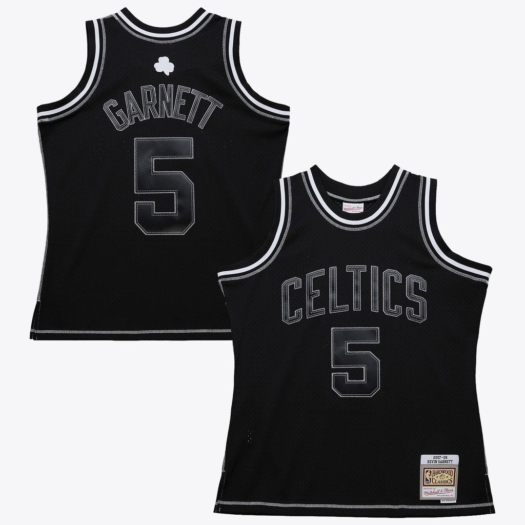 Boston Celtics Kevin Garnett 2007 Contrast 2K Swingman Jersey - Black