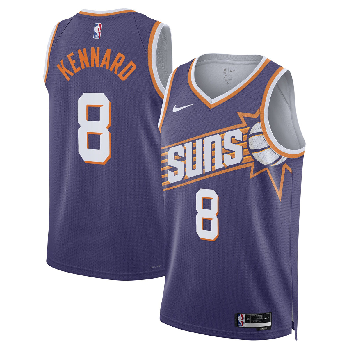 Phoenix Suns Icon Edition Swingman Jersey - Purple - Luke Kennard - Unisex