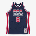 USA Basketball Authentic Jersey Patrick Ewing 1992 Navy