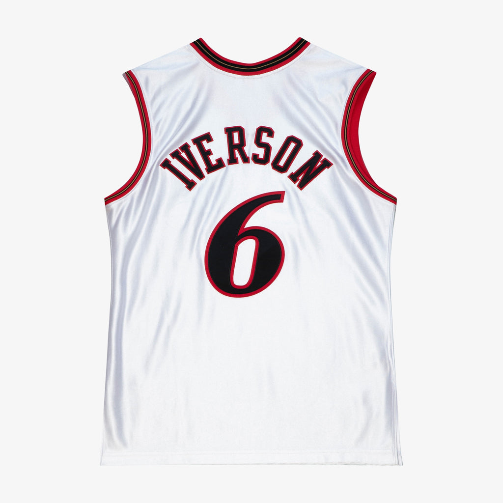 Philadelphia 76ers Allen Iverson 2002 All-Star East Authentic Jersey - White