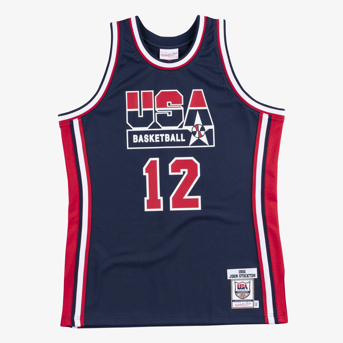 USA Basketball Authentic Jersey John Stockton 1992