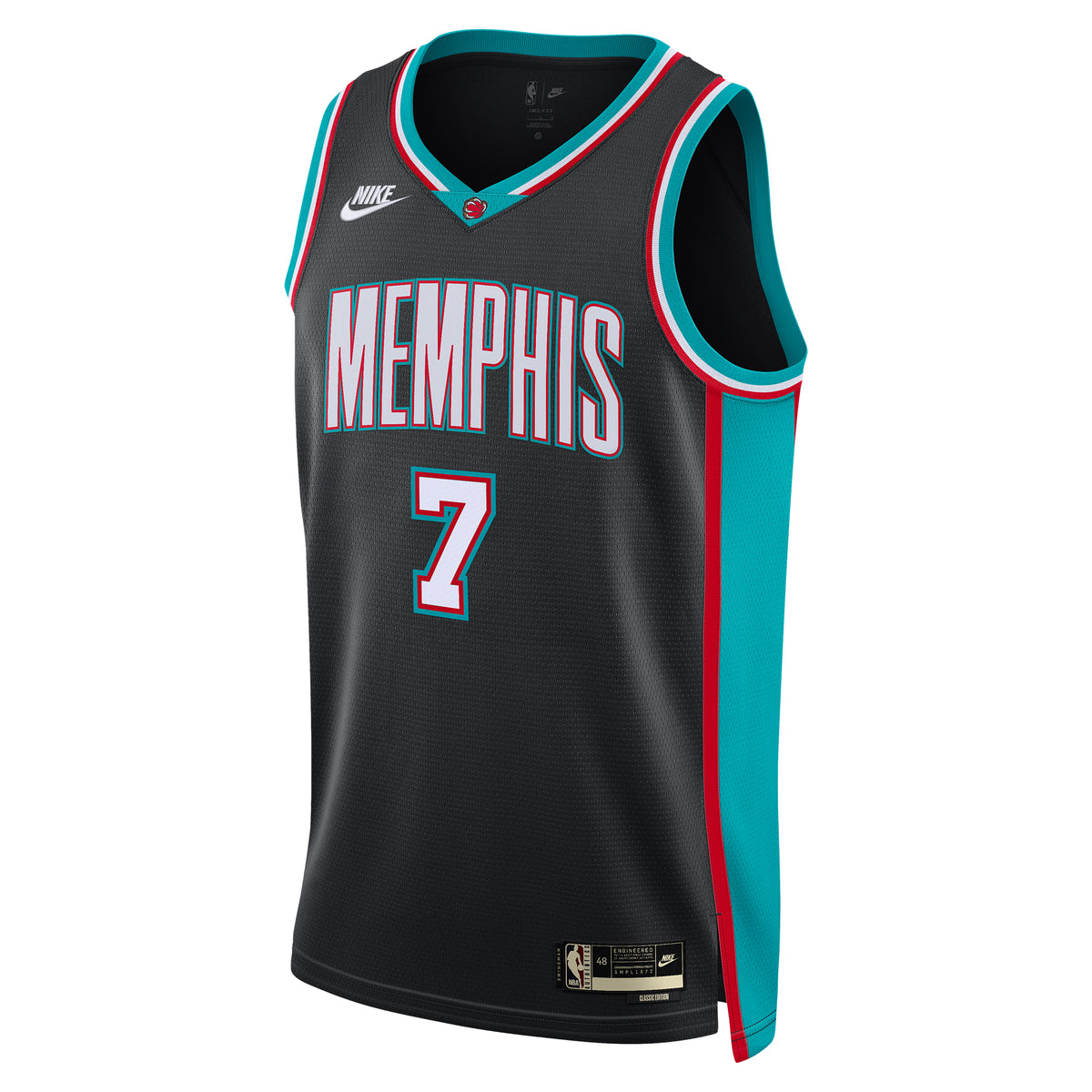 Memphis Grizzlies Classic Edition Jersey - Black - Santi Aldama - Unisex