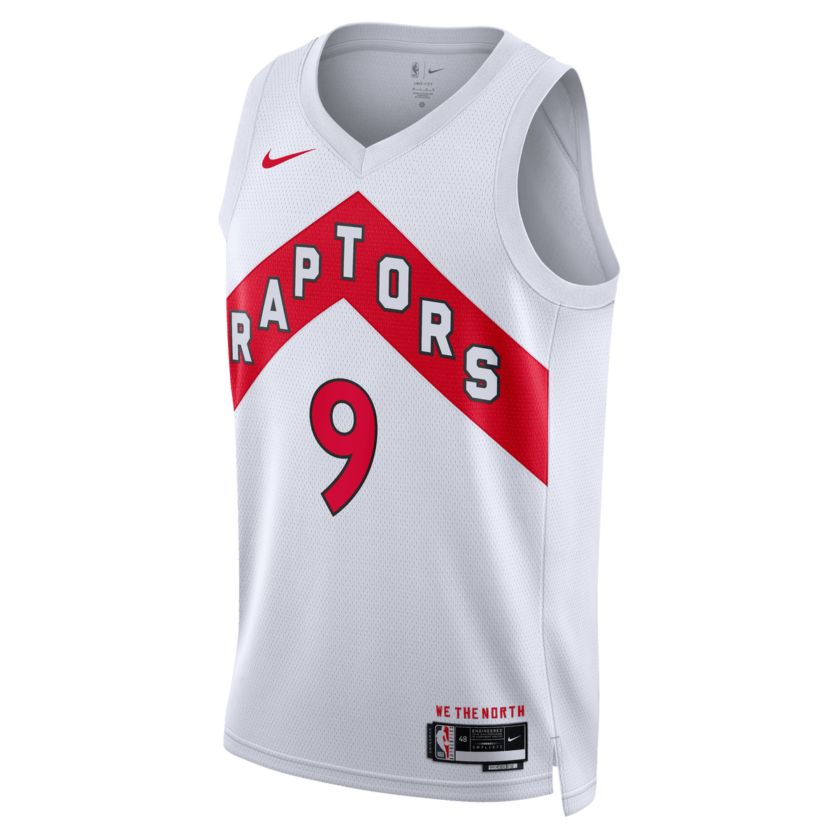 Toronto Raptors Association Edition Swingman Jersey - White - RJ Barrett - Unisex
