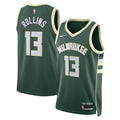Milwaukee Bucks Icon Edition Swingman Jersey - Hunter Green - Ryan Rollins - Unisex