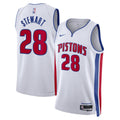 Detroit Pistons Association Edition Swingman Jersey - White - Isaiah Stewart - Unisex