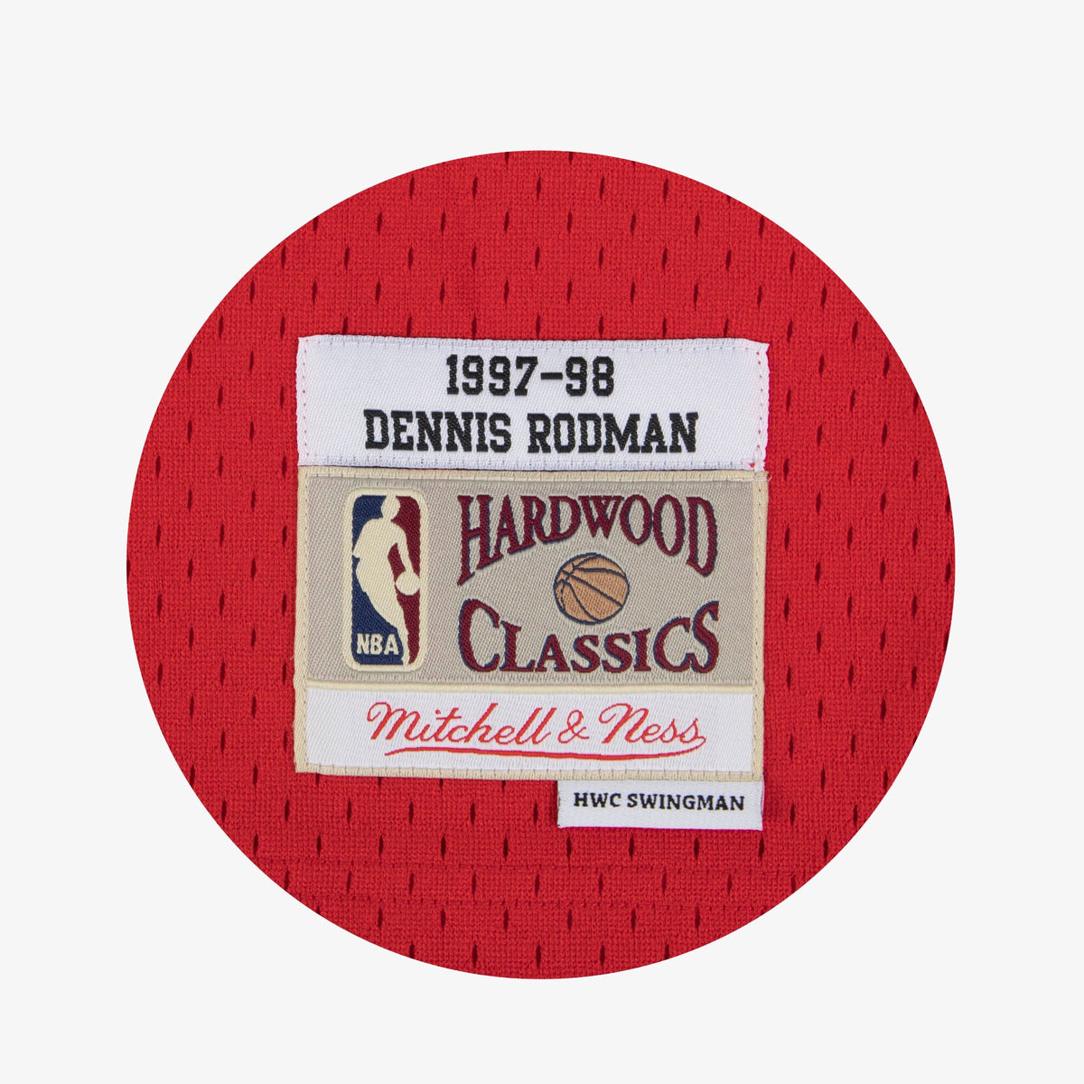 Chicago Bulls Swingman Jersey Road Dennis Rodman 1997-98