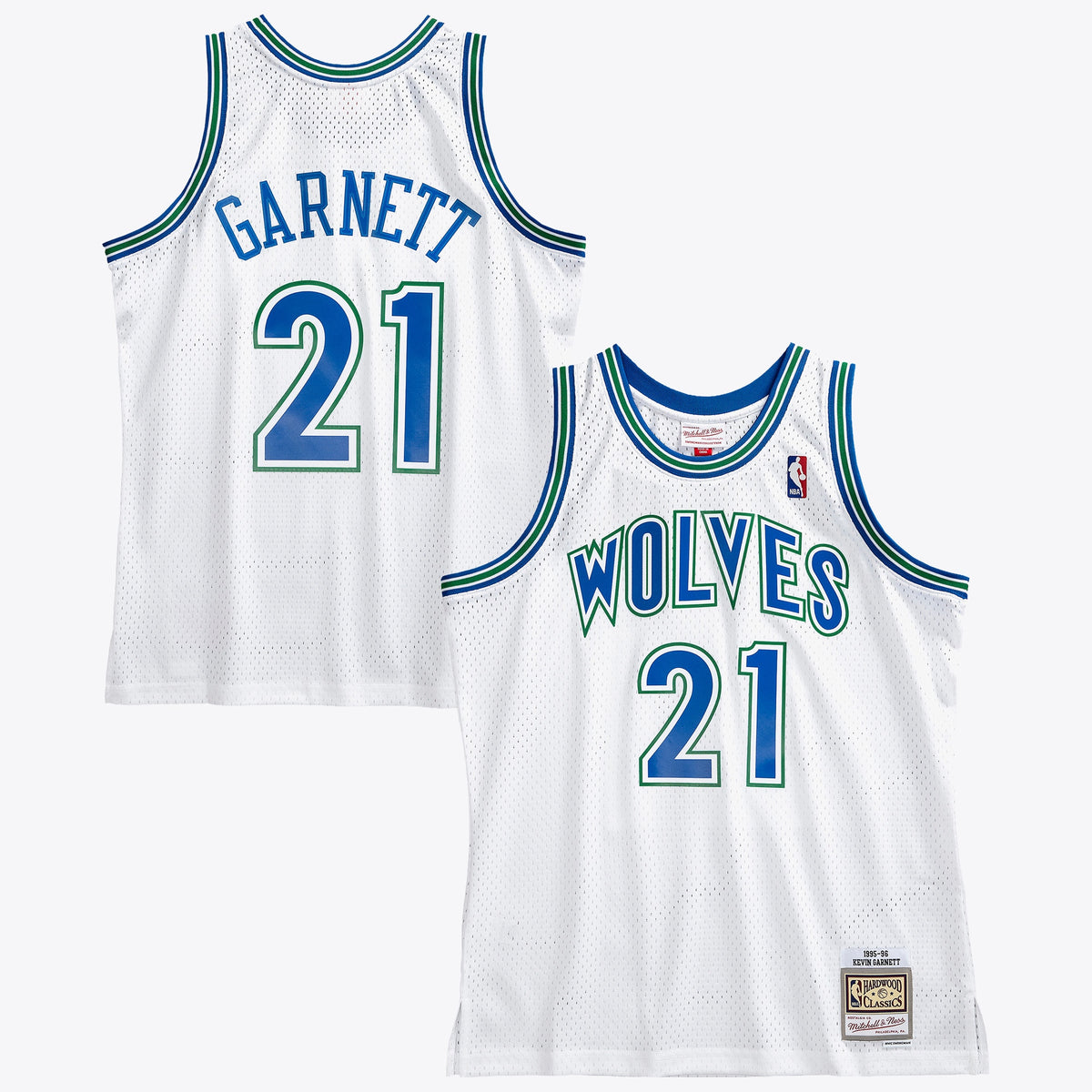 Minnesota Timberwolves Kevin Garnett 1995 Swingman Authentic Jersey - White