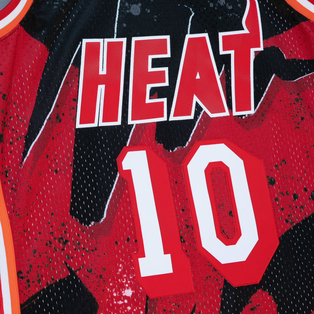 Miami Heat Tim Hardaway 1996 Hyper Hoops Swingman Jersey - Scarlet