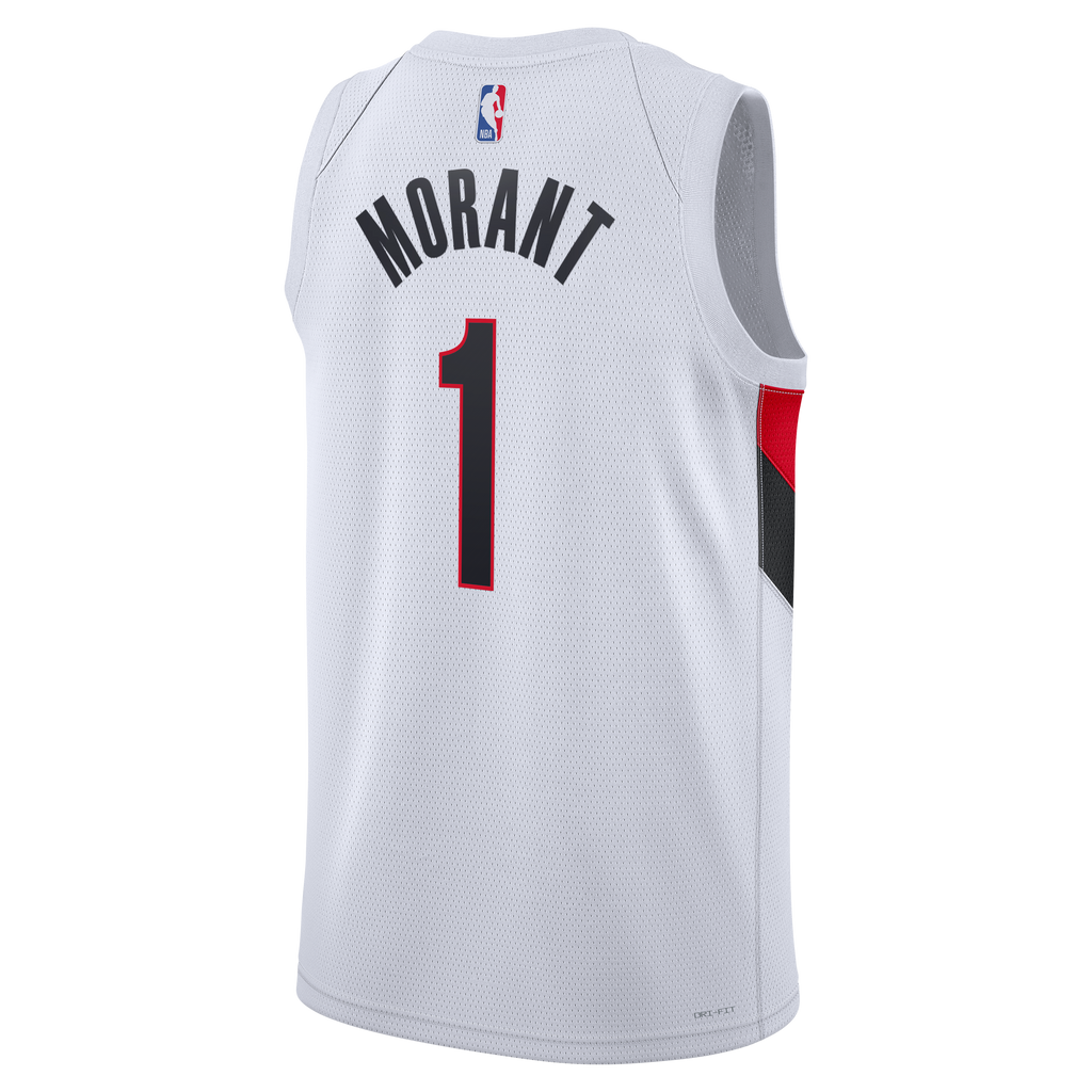 Portland Trail Blazers Replica Association Edition Swingman Jersey - White - Ja Morant - Unisex