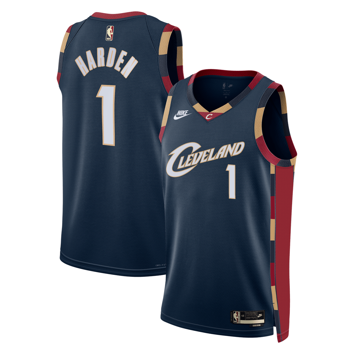 Cleveland Cavaliers Classic Edition Swingman Jersey - Navy - James Harden - Unisex