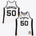 San Antonio Spurs David Robinson 2002 Home Finals Authentic Jersey - White