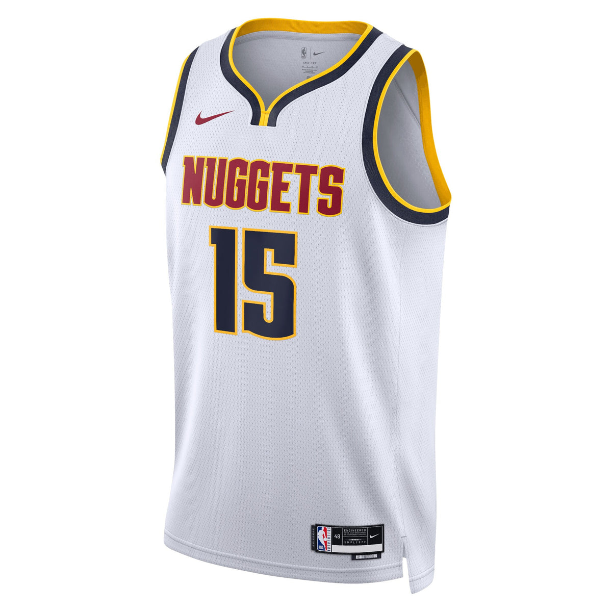 Denver Nuggets Association Edition Swingman Jersey - White - Nikola Jokić - Unisex
