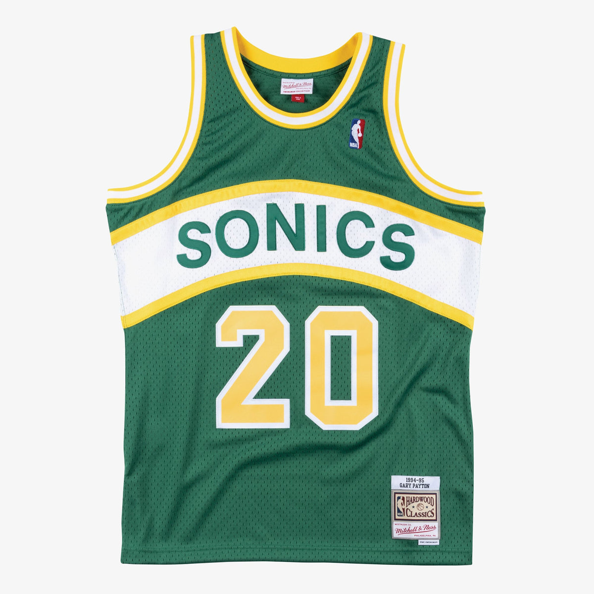 Seattle Supersonics Swingman Jersey Road Gary Payton 1994