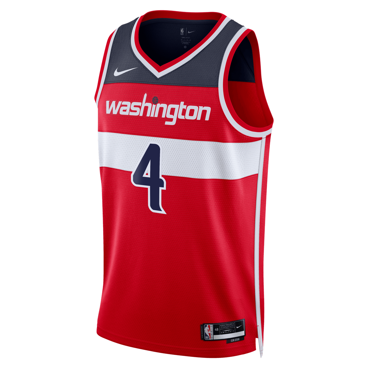 Washington Wizards Icon Swingman Jersey - Red - AJ Dybantsa - Unisex