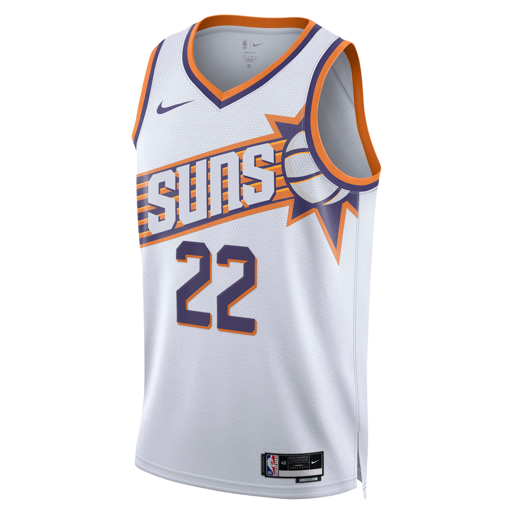 Phoenix Suns Association Edition Swingman Jersey - White - Miles Bridges - Unisex