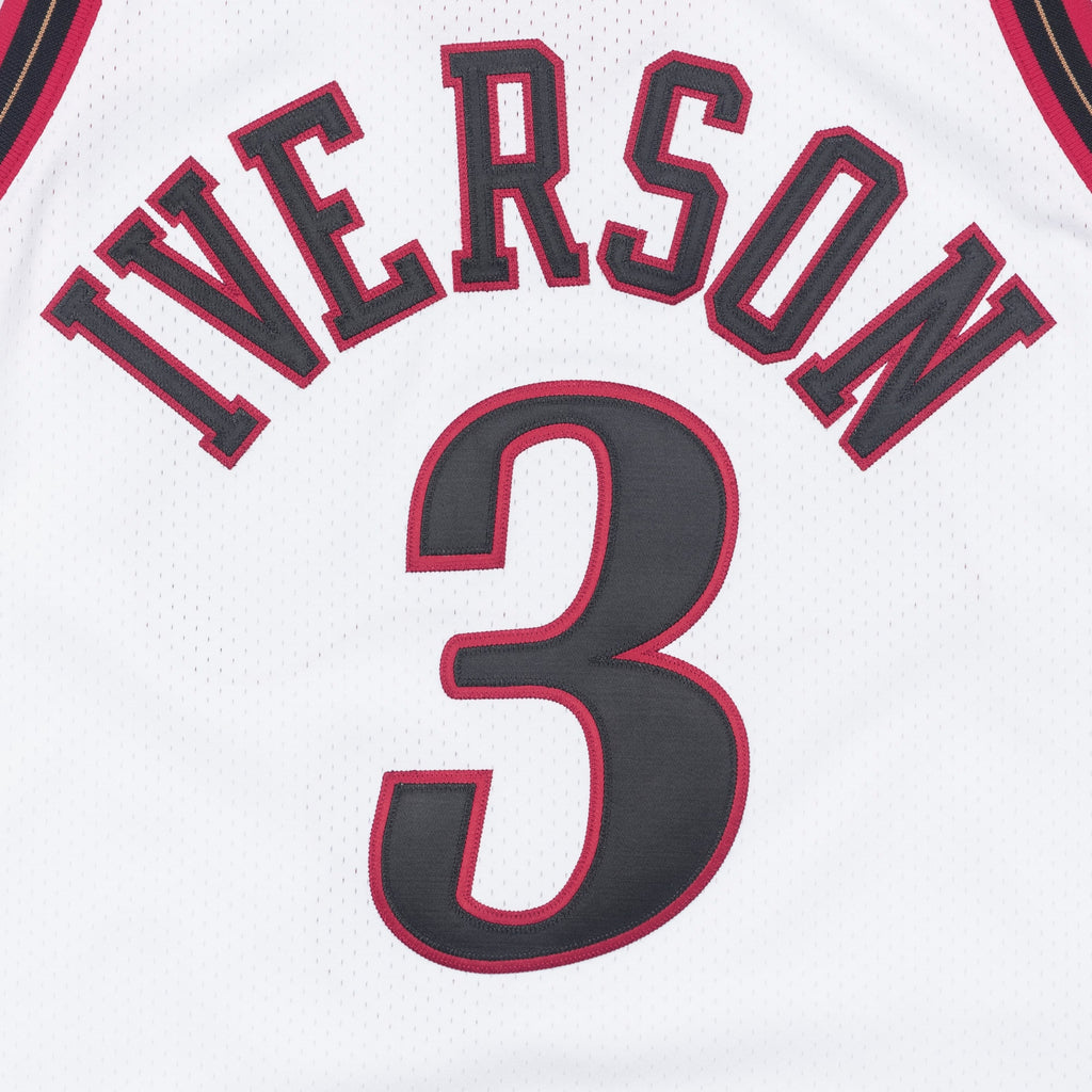 Philadelphia 76ers Allen Iverson 1997 Authentic Jersey - White