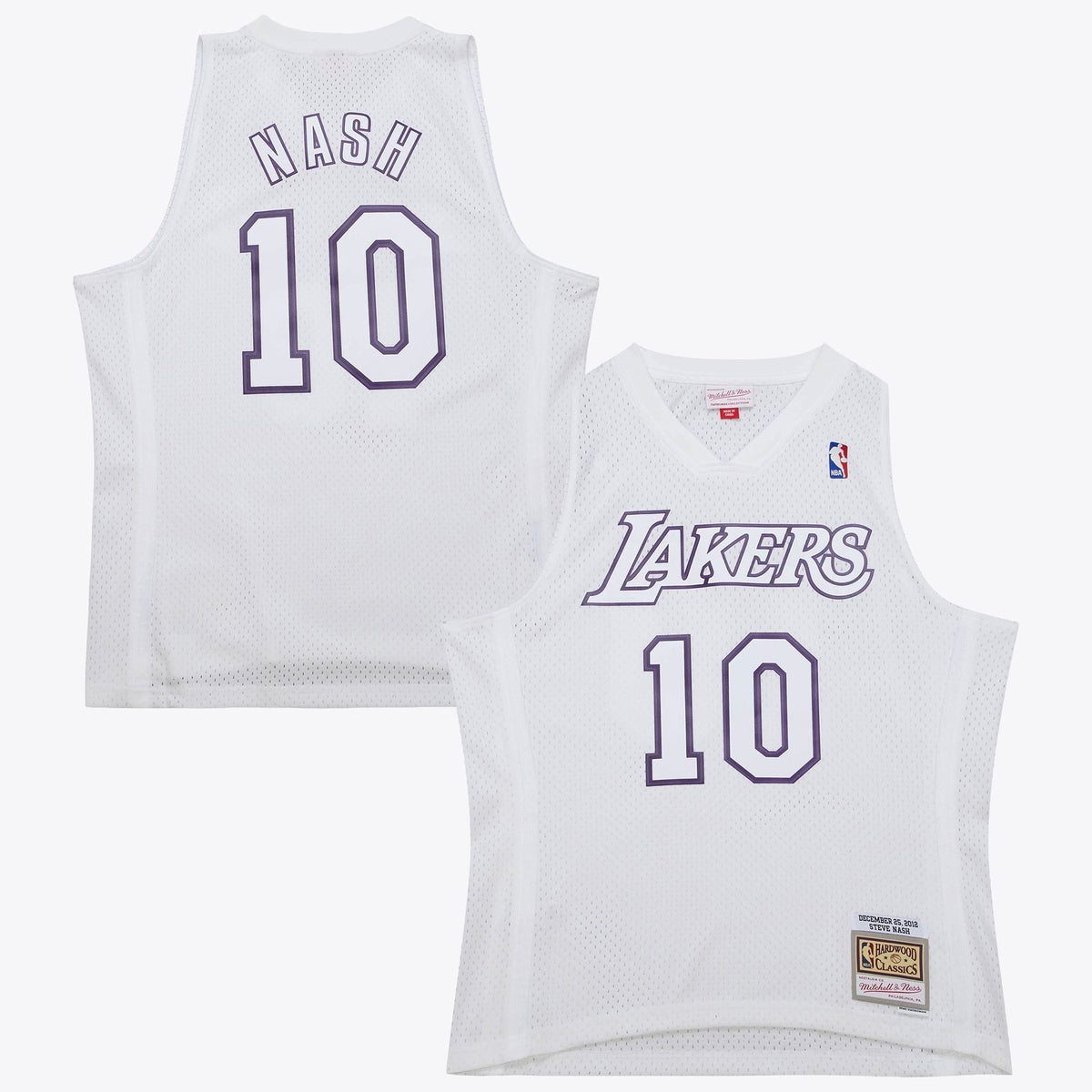 Los Angeles Lakers Steve Nash 2012 Day Authentic Jersey - White