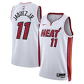 Miami Heat Association Edition Swingman Jersey - White - Jaime Jaquez Jr. - Unisex