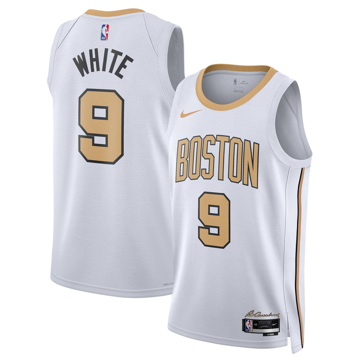 Boston Celtics 2025/26 City Edition Swingman Jersey - White - Derrick White - Unisex