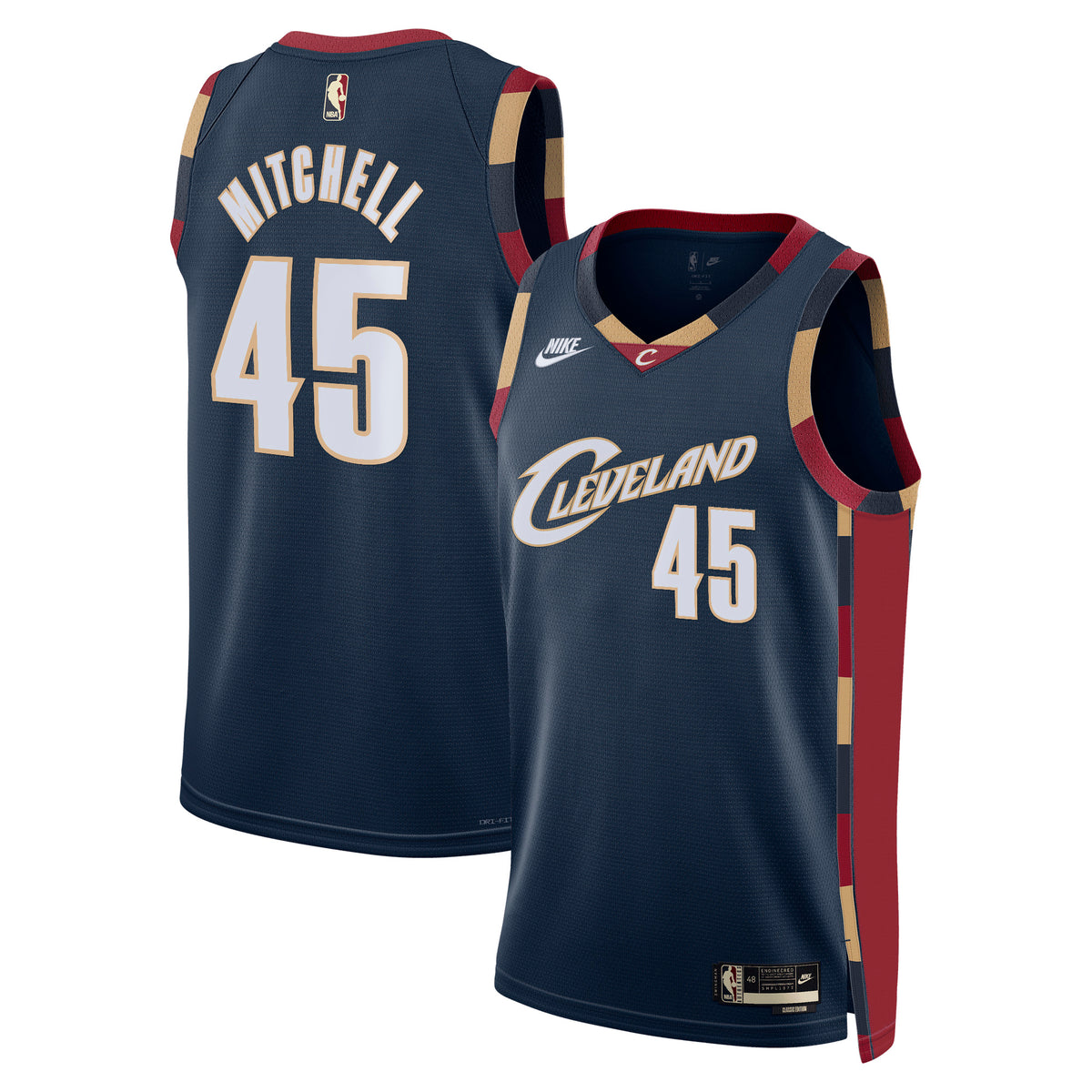 Cleveland Cavaliers Classic Edition Jersey - Navy - Donovan Mitchell - Unisex