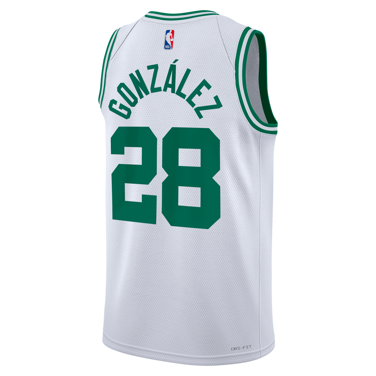 Boston Celtics Association Edition Swingman Jersey - White - Hugo González - Unisex