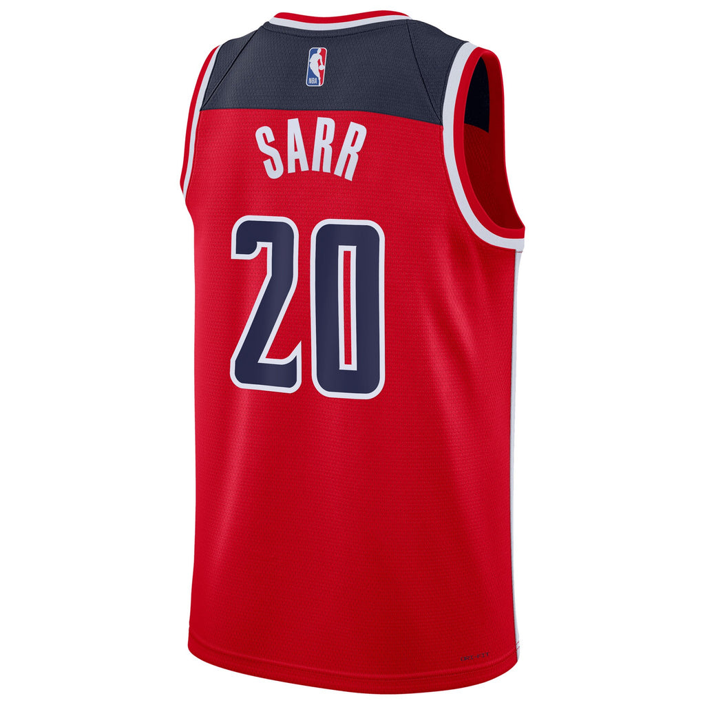 Washington Wizards Icon Swingman Jersey - Red - Alexandre Sarr - Unisex