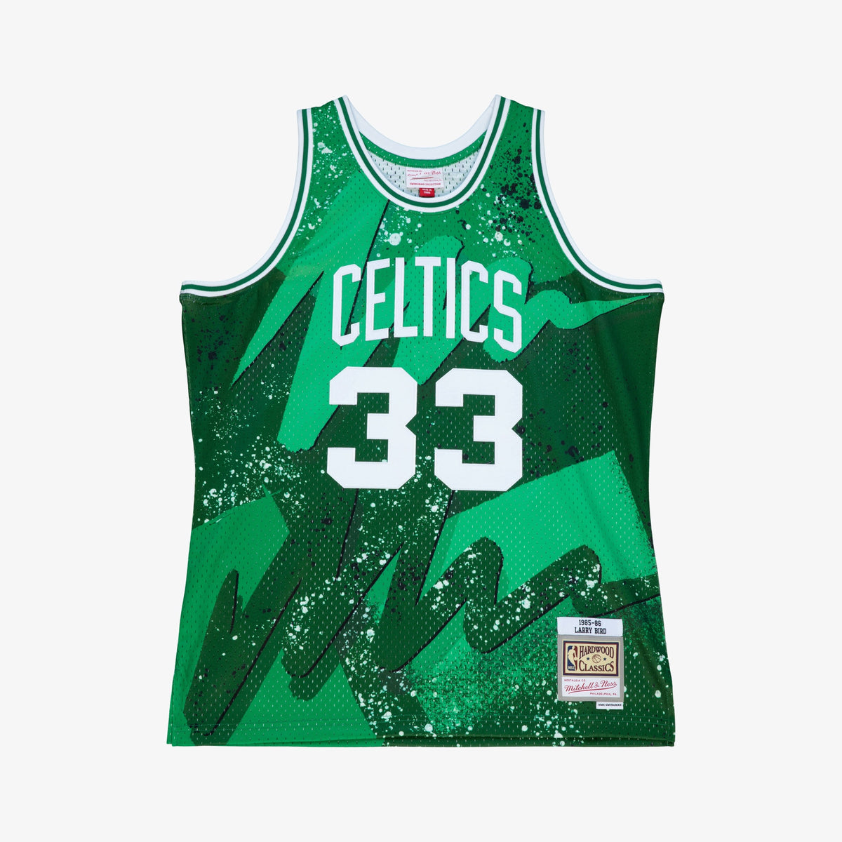 Boston Celtics Larry Bird 1985 Hyper Hoops Swingman Jersey - Green