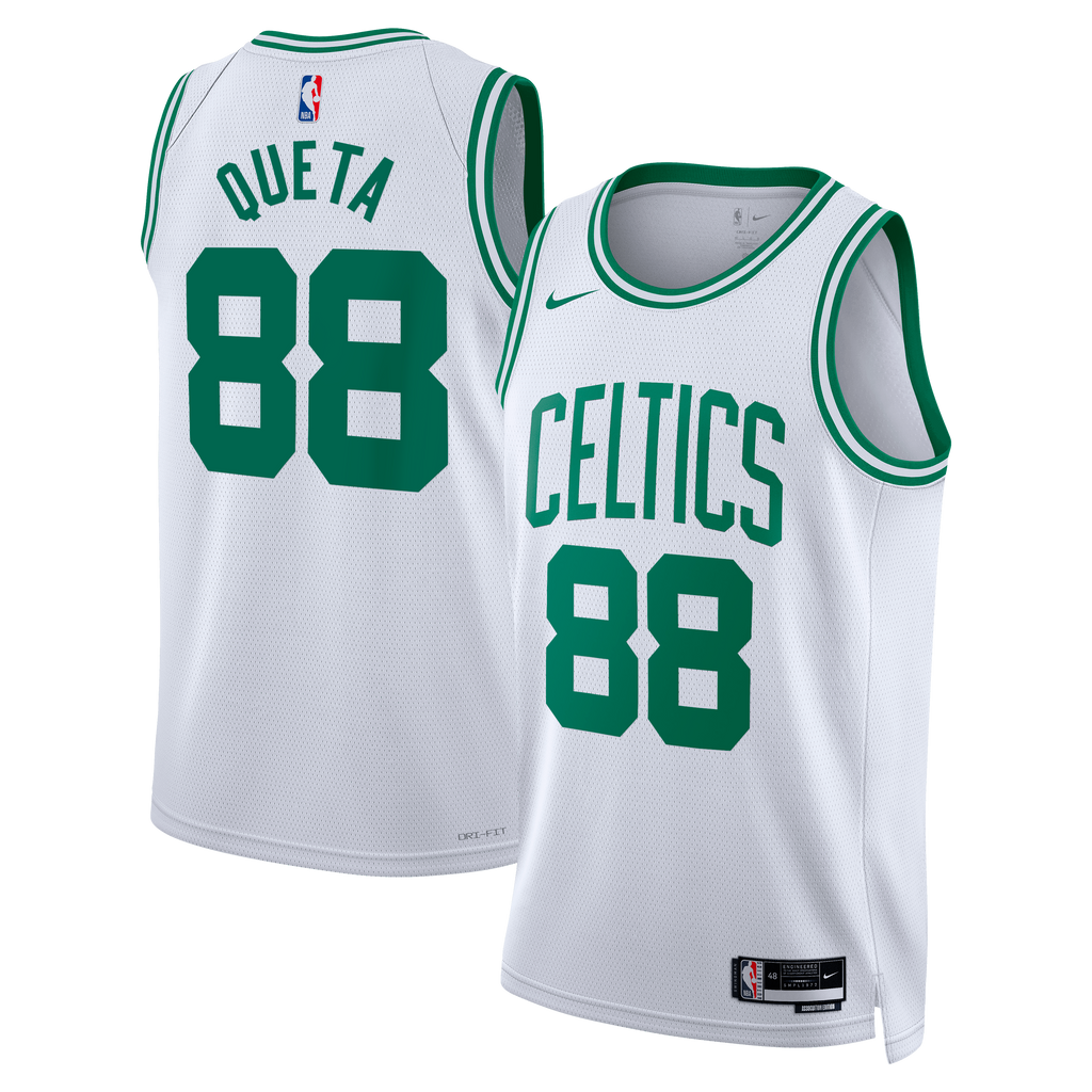Boston Celtics Association Edition Swingman Jersey - White - Neemias Queta - Unisex