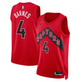 Toronto Raptors Icon Edition Swingman Jersey - Red - Scottie Barnes - Unisex