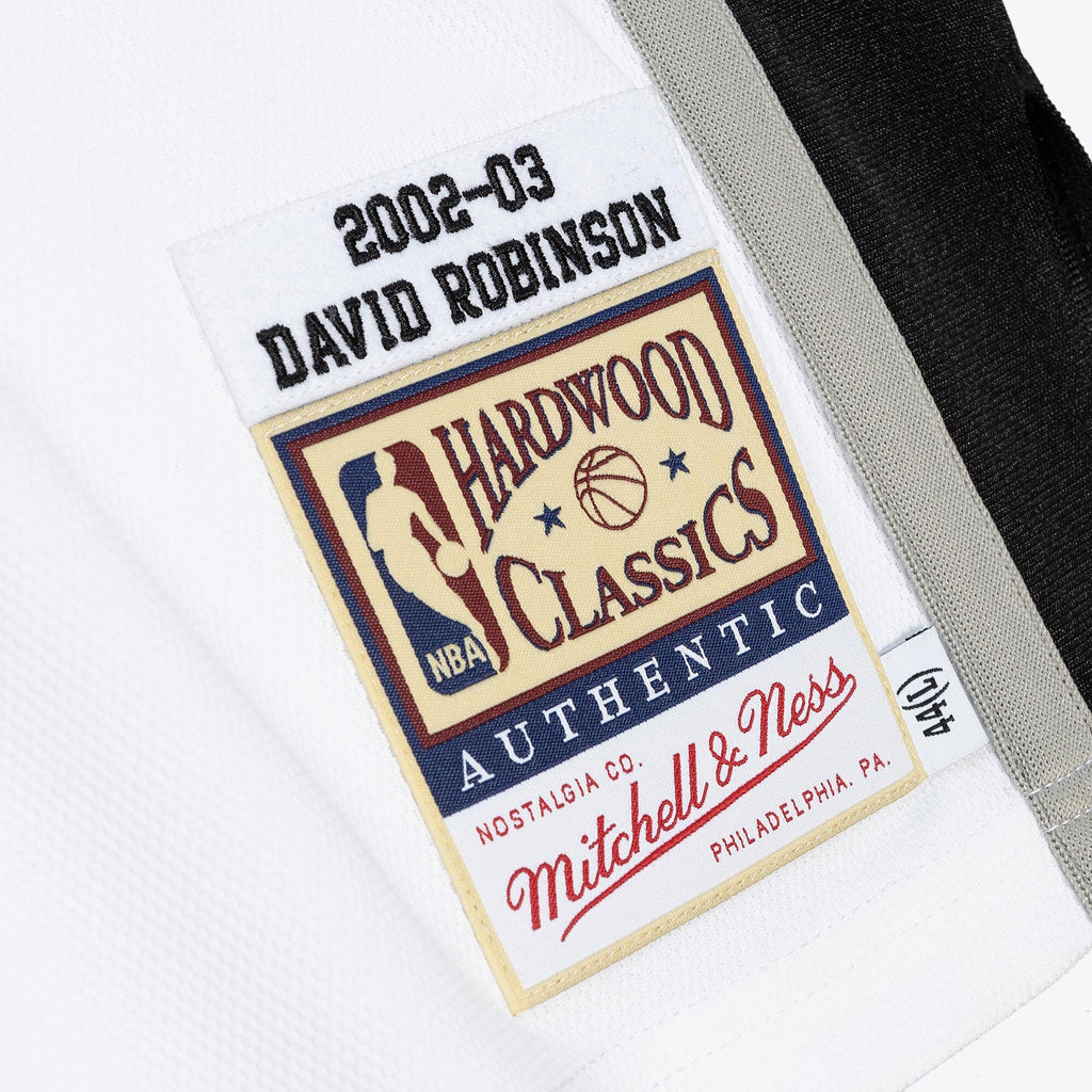 San Antonio Spurs David Robinson 2002 Home Finals Authentic Jersey - White