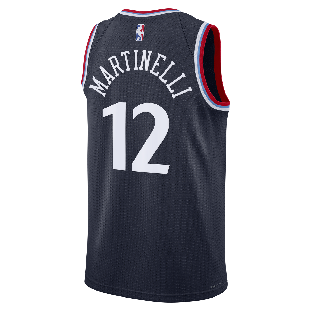 Los Angeles Clippers Replica Icon Edition Swingman Jersey - Navy - Nick Martinelli - Unisex