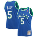 Men's Jason Kidd Blue Dallas Mavericks 1994-95 Hardwood Classics Swingman Player Jersey
