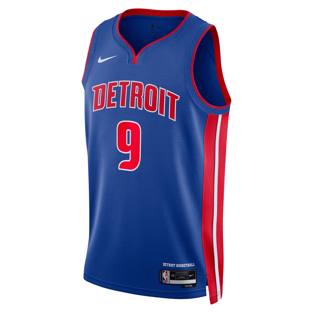 Detroit Pistons Icon Edition Swingman Jersey - Blue - Ausar Thompson - Unisex