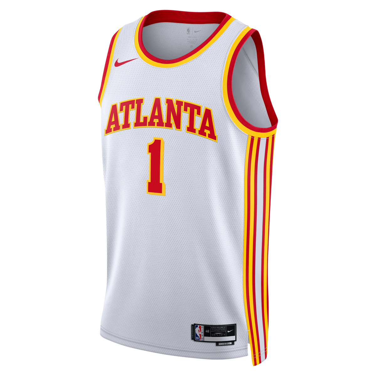 Atlanta Hawks Association Edition Swingman Jersey - White - Jalen Johnson - Unisex