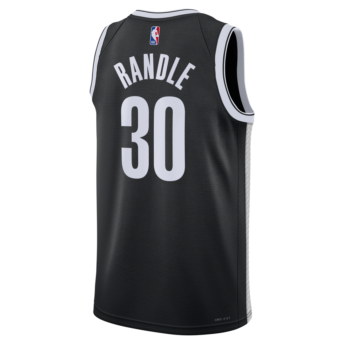 Brooklyn Nets Icon Swingman Jersey - Black - Julius Randle - Unisex